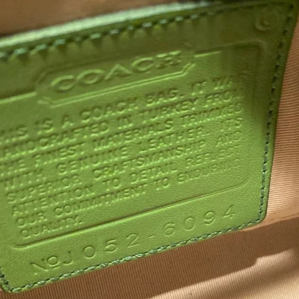Coach Y2K Green Demi Pochette - Picture 7 of 7